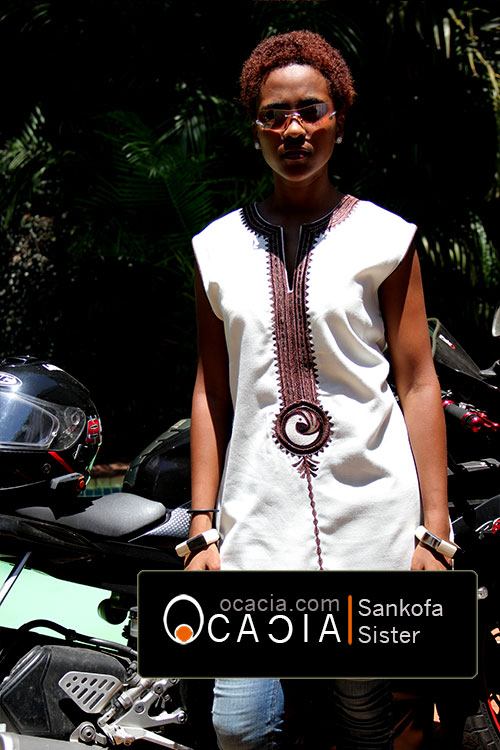 Sankofa Modern African Styles 2017 With Yamaha R6 Motorcycle